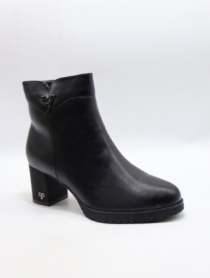 Botki damskie ocieplane na obcasie (36-41) 6045-1