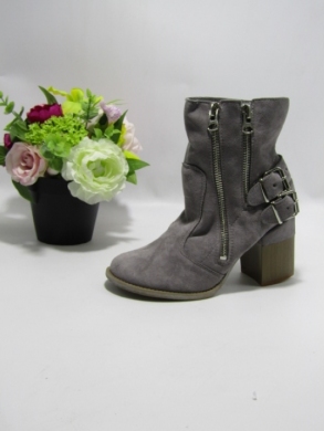 Botki damskie na obcasie (36-41) A5710-26 GREY
