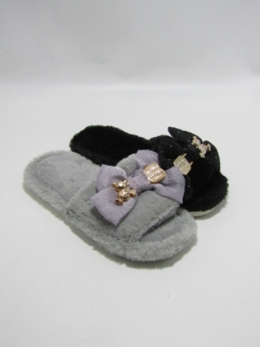 Kapcie damskie ocieplane (36-41) B23-11 MIX