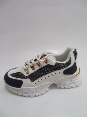 Sneakersy damskie niskie (36-41) 967 WHITE/NAVY