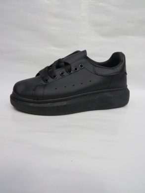 Buty sportowe damskie na płaskim (36-41) B632 BLACK