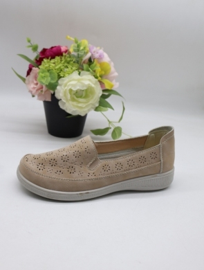Półbuty damskie na płaskim (36-42) 22502-3 BEIGE