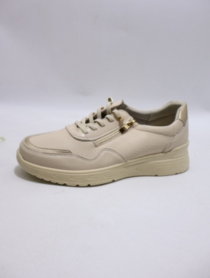 Buty sportowe damskie na płaskim (36-41) BK616 BEIGE
