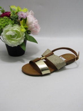 Sandały damskie na płaskim (36-41) 333-126 GOLD