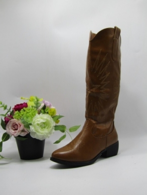 Kozaki damskie na obcasie (36-40) S1763-3 CAMEL