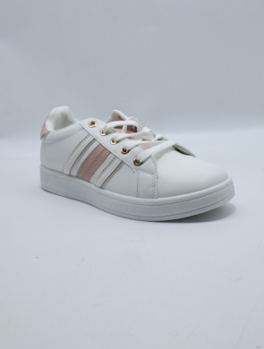 Buty sportowe damskie (36-41) DD-318 WH/PINK