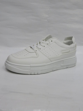 Buty sportowe damskie na płaskim (36-41) LS622 WHITE