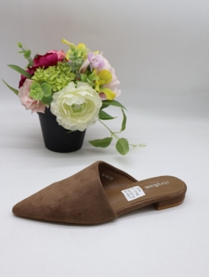 Klapki damskie na płaskim (36-41) XL-20 KHAKI