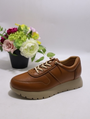 Buty sportowe damskie na płaskim (36-41) YCC-156 CAMEL