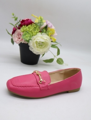 Mokasyny damskie na płaskim (36-41) LS5389 FUSHIA