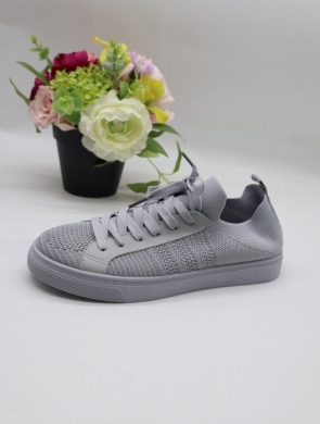 Buty sportowe damskie na płaskim (36-41) J-19 GREY