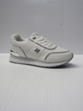 Buty sportowe damskie na płaskim (36-41) J-150 WHITE