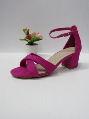 Sandały damskie na obcasie (36-41) LE-570 FUCHSIA