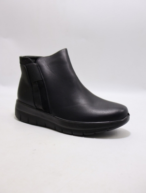 Botki damskie ocieplane na płaskim (36-41) JM3011 BLACK