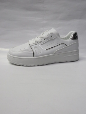 Buty sportowe damskie na płaskim (36-41) XHB-112 WHITE