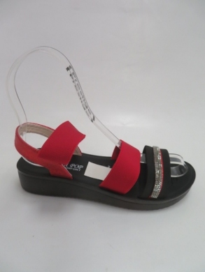 Sandały damskie na koturnie (36-41) FY6810 RED