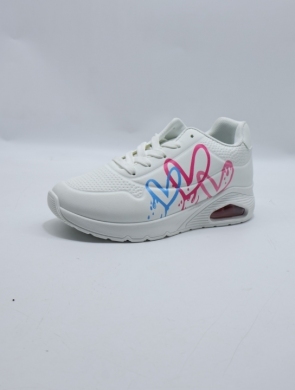 Buty sportowe damskie na płaskim (36-41) 6006 WHITE
