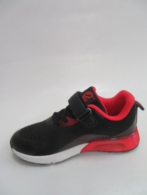 Buty sportowe dziewczęce (31-36) F28-1 BLACK/RED