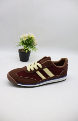 Buty sportowe damskie na płaskim (36-41) A-130 BROWN