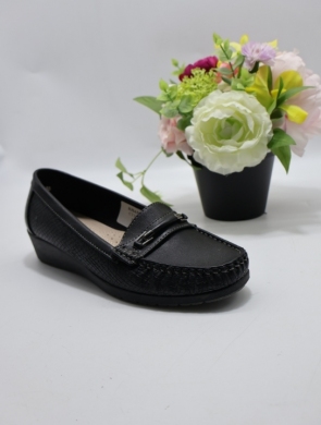 Mokasyny damskie na koturnie (36-41) CYM-112 BLACK