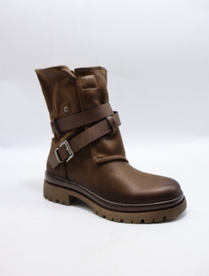 Botki damskie na płaskim (36-41) 5268 KHAKI