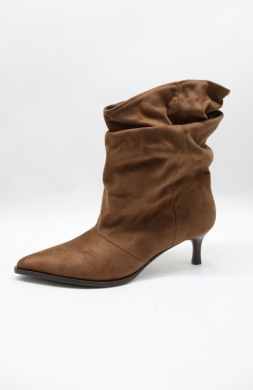 Botki damskie na szpilce (36-41) 69037 MOCHA