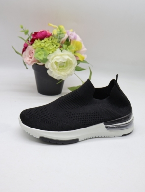 Buty sportowe damskie na płaskim (36-41) 9832 BLACK