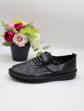 Półbuty damskie na płaskim (36-42) SC5900-1 BLACK