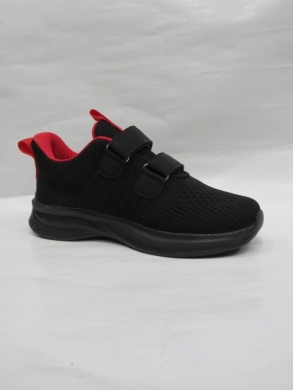 Buty sportowe chłopięce (32-37) A153 BLACK/RED