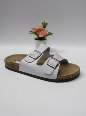 Klapki damskie na płaskim (36-41) FRS-73 WHITE