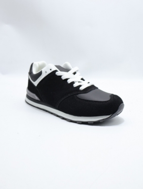 Buty sportowe damskie na płaskim (36-41) AD651 BLACK