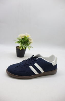 Buty sportowe damskie na płaskim (36-41) D333-F NAVY/WHITE