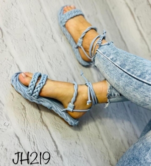 Sandały damskie na płaskim (36-41) JH219 BLUE