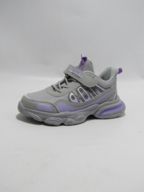 Buty sportowe dziewczęce (31-36) C001 GRAY/PURLE