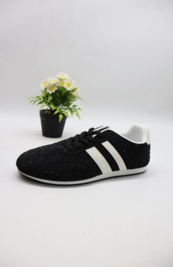 Buty sportowe damskie na płaskim (36-41) B-902 BLACK