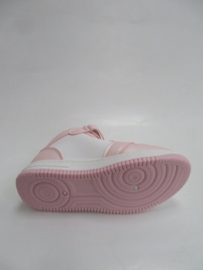Sneakersy dziewczęce wysokie (32-37) P693-1 PINK/WHITE