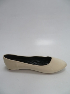 Baleriny Damskie na płaskim (36-41) LE-185 BEIGE