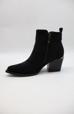 Botki damskie na obcasie (36-41) 1986-22 BLACK