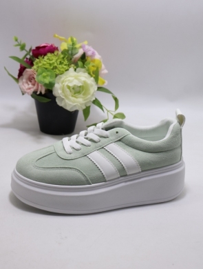 Buty sportowe damskie na płaskim (36-41) AA-87 GREEN