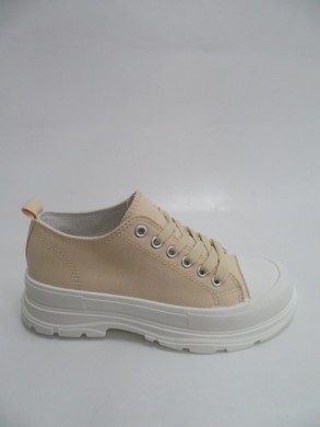 Trampki Damskie na koturnie (36-41) LA122 BEIGE