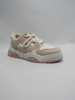 Buty sportowe damskie na płaskim (36-41) 9106 PINK