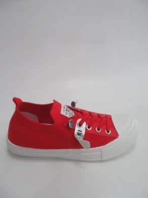 Trampki damskie na płaskim (36-41) PC05 RED