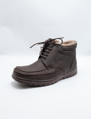 Botki męskie ocieplane (40-46) E4556-2 BROWN