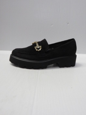 Mokasyny damskie na płaskim (36-41) L11-205 BLACK