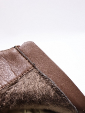 Botki damskie ocieplane na obcasie (36-41) WZ-71 BROWN