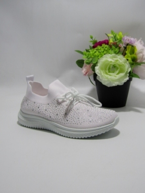 Buty sportowe damskie na płaskim (36-41) J2370-2 WHITE