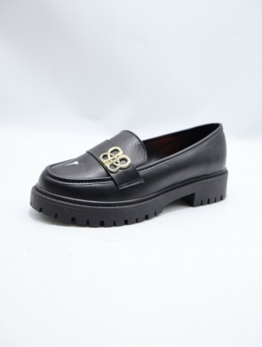 Mokasyny damskie na płaskim (36-41) XJ-763 BLACK