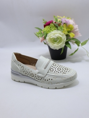 Półbuty damskie na płaskim (36-41) 0-1583 WHITE