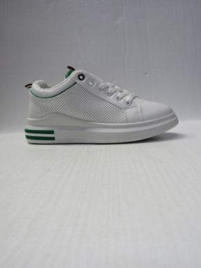 Buty sportowe damskie na płaskim (36-41) D235-313 WHITE/GREEN