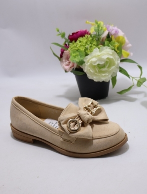 Mokasyny damskie na płaskim (36-40) G0-1630 BEIGE